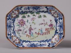 Pair of Chinese Export Platters from the Van Cortlandt Service c 1770 - 4442120