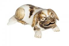 Pair of Chinese Export Porcelain Puppies - 4137645