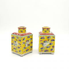 Pair of Chinese Export Tea Caddies Probably Republic Period - 4177349