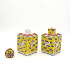 Pair of Chinese Export Tea Caddies Probably Republic Period - 4177354
