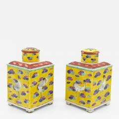 Pair of Chinese Export Tea Caddies Probably Republic Period - 4177405