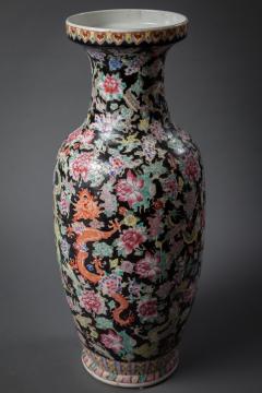 Pair of Chinese Famille Rose Vases - 4752051