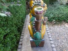Pair of Chinese Glazed Terracotta Foo Dogs - 3806681