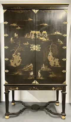 Pair of Chinese Griswold Cabinets Armoires Dessin Fournir Chinoiserie - 2502953