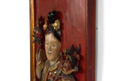 Pair of Chinese Lacquered Carved Wall Plaques - 4201697