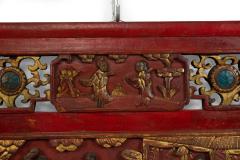 Pair of Chinese Lacquered Carved Wall Plaques - 4669117