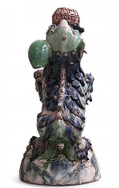 Pair of Chinese Porcelain Foo Dog Figures - 4631638