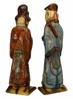 Pair of Chinese Porcelain Male Figures - 4635646