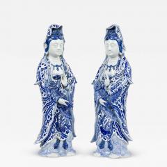 Pair of Chinese Porcelain Standing Figures - 4325734