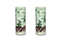 Pair of Chinese Style Celadon Porcelain Vases - 4201565