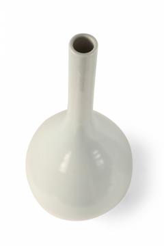 Pair of Chinese White Porcelain Gall Bladder Vases - 4520352