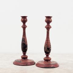 Pair of Chinoiserie Candlesticks England circa 1880 - 2874995