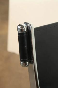 Pair of Chrome Plated Steel Lounge Chairs - 3190194