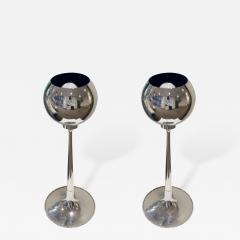 Pair of Chrome Table Lamps with Magnetized Spheres 1960s - 444059