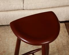 Pair of Cinnabar Lacquer Stools - 3007081