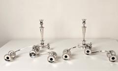 Pair of Classic Georgian Silver Plated Two Arm Candelabra circa 1880 - 4216454