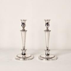 Pair of Classic Georgian Silver Plated Two Arm Candelabra circa 1880 - 4216455