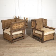 Pair of Classic Knole Armchairs - 3606314