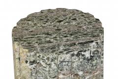 Pair of Classical Solid Marble Stop Fluted Columns Pedestals - 4548415