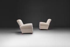 Pair of Club Armchairs with Rounded Armrests Europe 1950s - 4638136