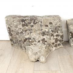 Pair of Coade Stone Weathered Brackets England 18th or 19th century - 3975270