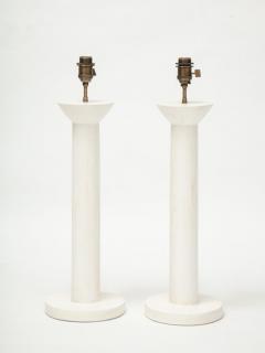 Pair of Colonne Plaster Lamps by Facto Atelier Paris France 2021 - 3503238