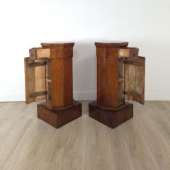 Pair of Column Cabinets in Cherry Italy circa 1820 - 4140454