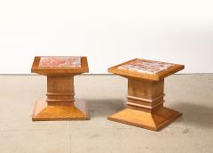 Pair of Column Side Tables - 4372822
