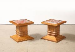 Pair of Column Side Tables - 4372824