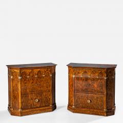 Pair of Commodes with Gothic Arches Italy Mid 19th Century - 4413122