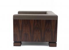 Pair of Contemporary Extra Large Custom Cube Shaped Armchairs - 891071