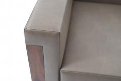 Pair of Contemporary Extra Large Custom Cube Shaped Armchairs - 891074