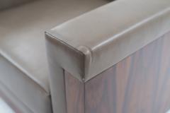 Pair of Contemporary Extra Large Custom Cube Shaped Armchairs - 891076