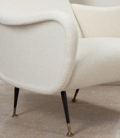 Pair of Contemporary Italian Zanuso Style Armchairs - 4136880