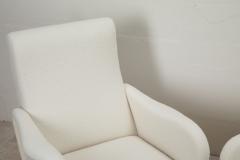 Pair of Contemporary Italian Zanuso Style Armchairs - 4339131