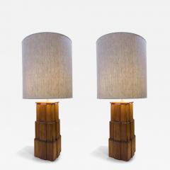 Pair of Contemporary Large Table Lamps - 4634197