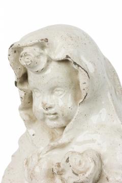 Pair of Continental 19th Century Majolica Figures - 4201168