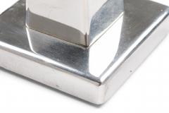 Pair of Continental Art Deco Chrome Plated Table Lamp - 4670757