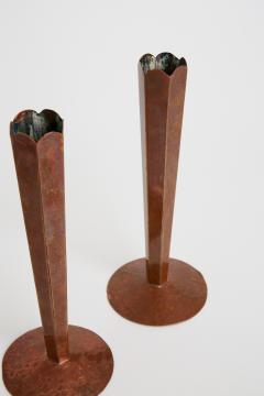 Pair of Copper Candlesticks - 1773725