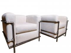 Pair of Corbusier LC 2 Cube Chairs Made from Plumbing Parts Mart Stam China 2017 - 2965900