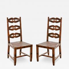 Pair of Country Side Chairs England circa 1890 - 3706475