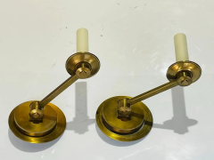 Pair of Cromer Swing Arm Brass Sconces by Vaughan Designs - 2727667