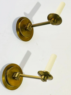 Pair of Cromer Swing Arm Brass Sconces by Vaughan Designs - 2727671