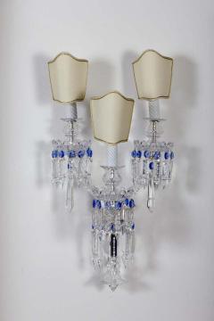 Pair of Crystal Sconces France 1930s - 1525507