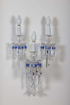 Pair of Crystal Sconces France 1930s - 1525565