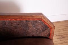 Pair of Cubist Club Chairs in Leather and Hide 1920s - 4654948