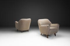 Pair of Curved Armchairs Europe ca Mid 20th Century - 4452458