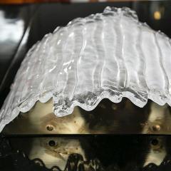 Pair of Curved Murano Wall Lights - 134938