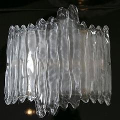 Pair of Curved Murano Wall Lights - 134941