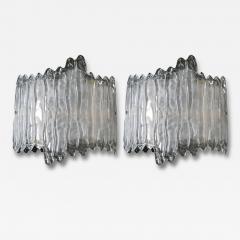 Pair of Curved Murano Wall Lights - 135208